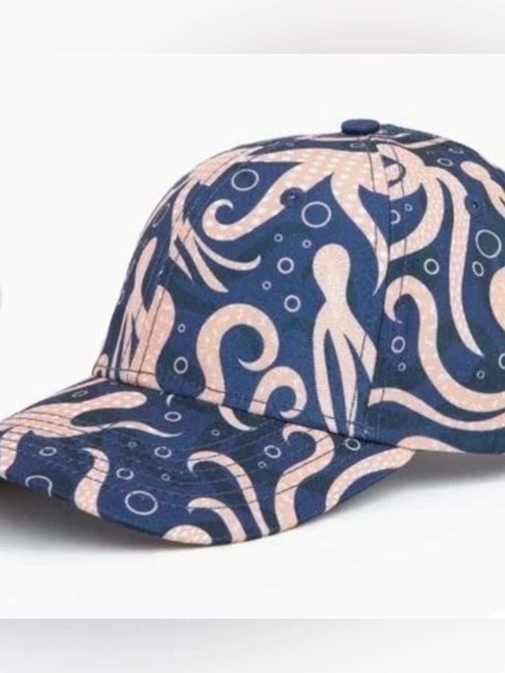 Quagga Greenlabel Octopus Graphic Print Adjustable Baseball Cap